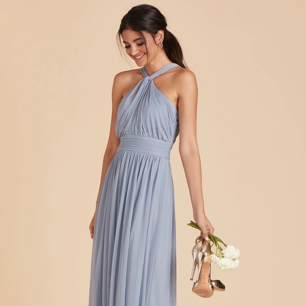 Birdy Grey Kiko Dress in Dusty Blue - Size Medium (M)
